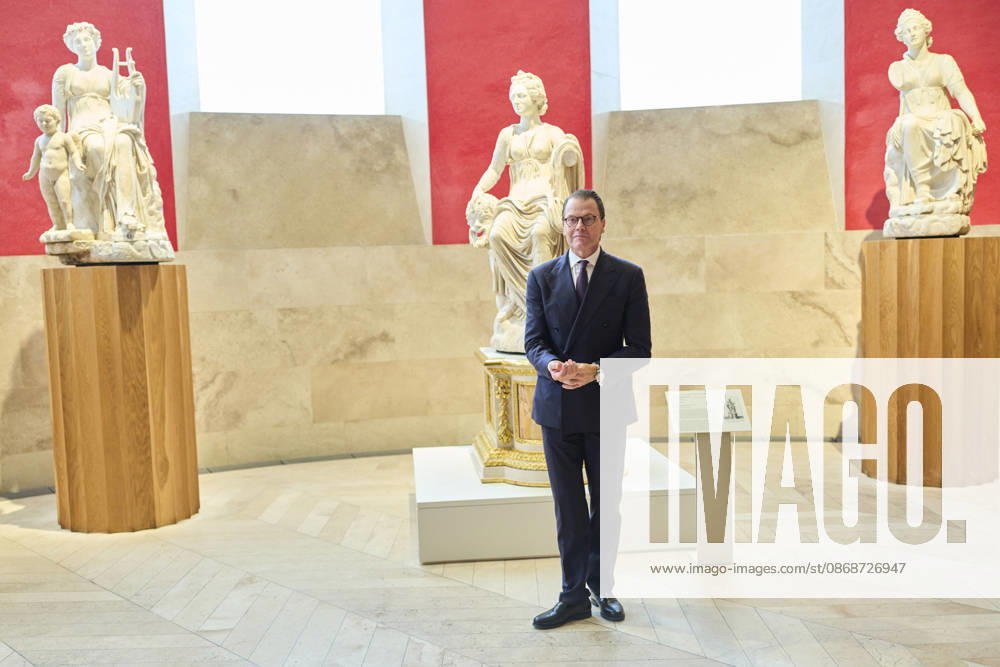 Museum Prince Daniel of Sweden attended the re-inauguration of Queen Christinas sculpture collection at the Museo del Prado, Madrid. No Spain Â
