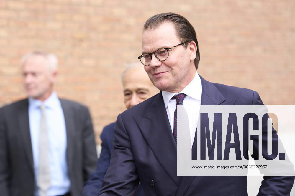 Museum Prince Daniel of Sweden attended the re-inauguration of Queen Christinas sculpture collection at the Museo del Prado, Madrid. No Spain Â