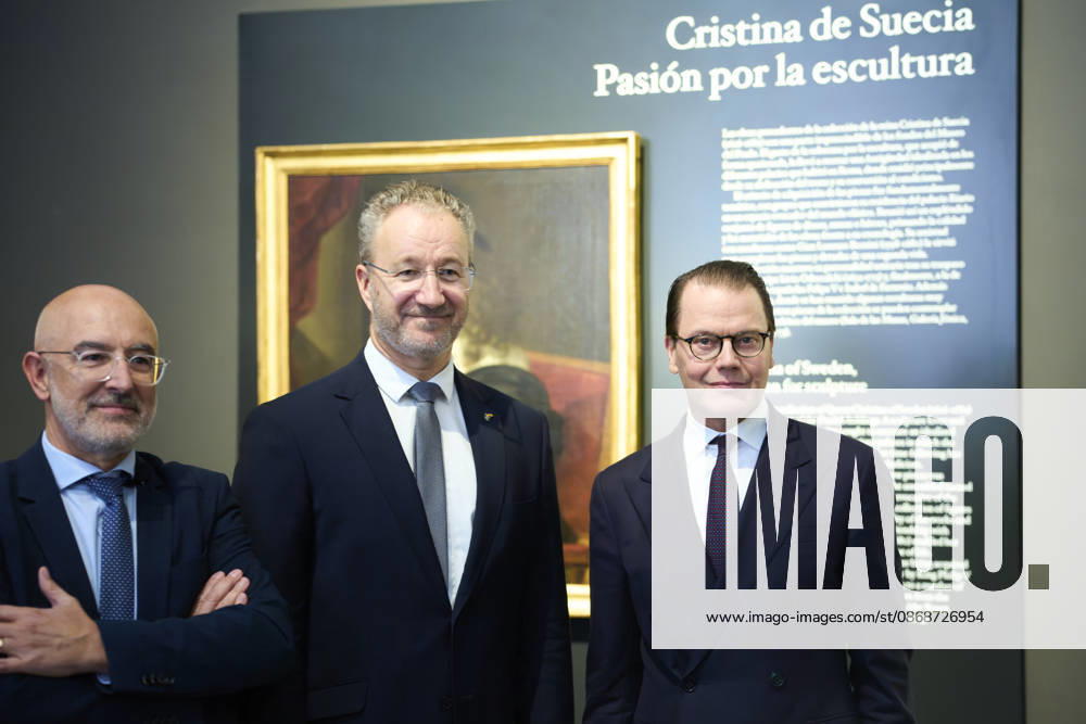 Museum Prince Daniel of Sweden attended the re-inauguration of Queen Christinas sculpture collection at the Museo del Prado, Madrid. No Spain Â