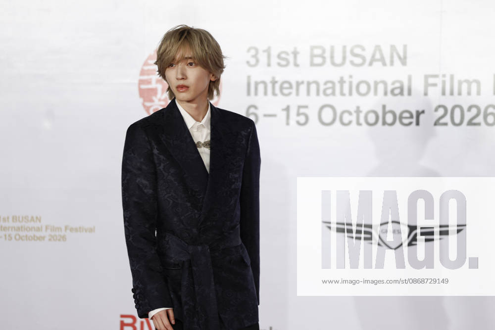 Stars gather at busan international film festival in south korea Japanese actor Shunsuke Michieda poses for photographs during a photocall ahead of the opening ceremony of the 31st Busan International Film Festival (BIFF) at the Busan Cinema Center in Busan, South Korea, on October 06, 2026. Busan South Korea