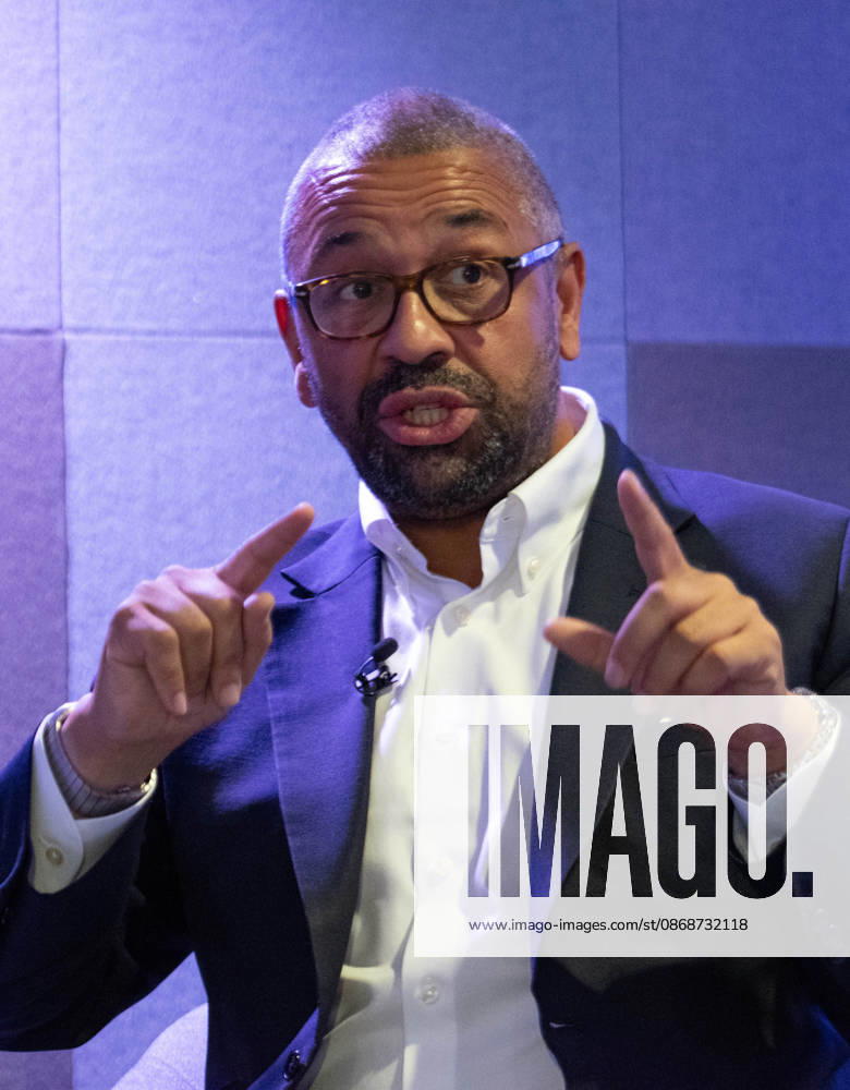 Candidate for Mayor of London James Cleverly in Birmingham, UK - 06 Oct 2026 Mayor candidate of London, Sir James Cleverly delivers a keynote policy speech on housing development and planning inside the auditorium at the Conservative Party Conference. Cleverly outlined proposals targeting homes affordability, brownfield regeneration, infrastructure zoning, and reforms to the London Plan. Birmingham United Kingdom