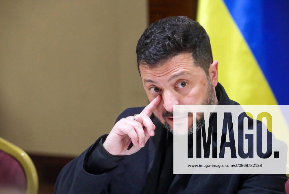 Volodymyr Zelenskyy speaks to journalists after meeting with Friedrich Merz Ukrainian President Volodymyr Zelenskyy speaks to journalists after a meeting with German Federal Chancellor Friedrich Merz, who visited the capital, Kyiv, Ukraine, on October 4, 2026, Credit:Volodymyr Tarasov Ukrinform Avalon Ukraine, Kyiv