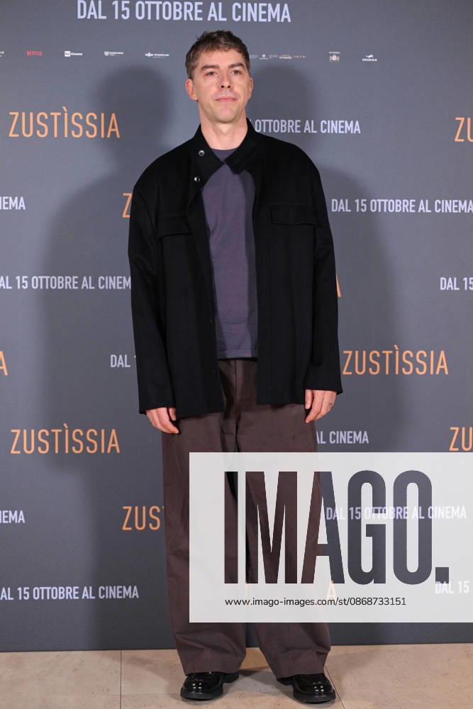 Michele Riondino during the photocall for the presentation of the film Zustissia, inspired by the true story of the longest miscarriage of justice in Italian history, 33 years of wrongful imprisonment. Rome, October 6, 2026 Rome Italy - ZUMAa289 20261006_zia_a289_042