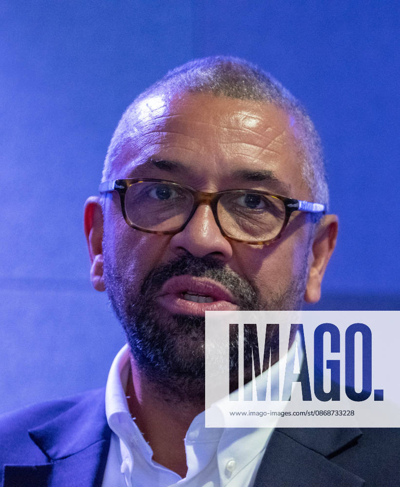 Mayor candidate of London, Sir James Cleverly delivers a keynote policy speech on housing development and planning inside the auditorium at the Conservative Party Conference. Cleverly outlined proposals targeting homes affordability, brownfield regeneration, infrastructure zoning, and reforms to the London Plan. Birmingham United Kingdom - ZUMAs197 20261006_aaa_s197_054