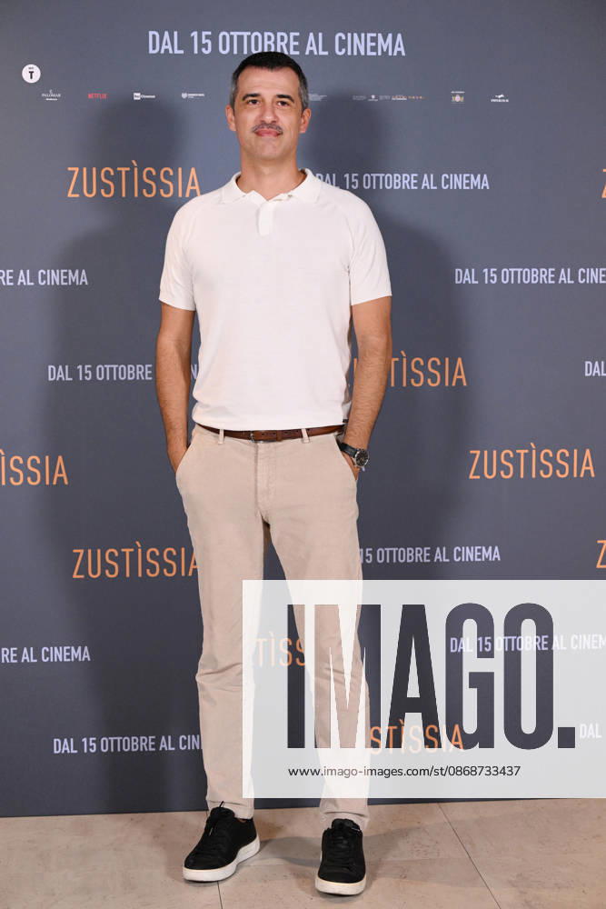Jacopo Cullin during the photocall for the presentation of the film Zustissia, inspired by the true story of the longest miscarriage of justice in Italian history, 33 years of wrongful imprisonment. Rome, October 6, 2026 Rome Italy - ZUMAa289 20261006_zia_a289_057
