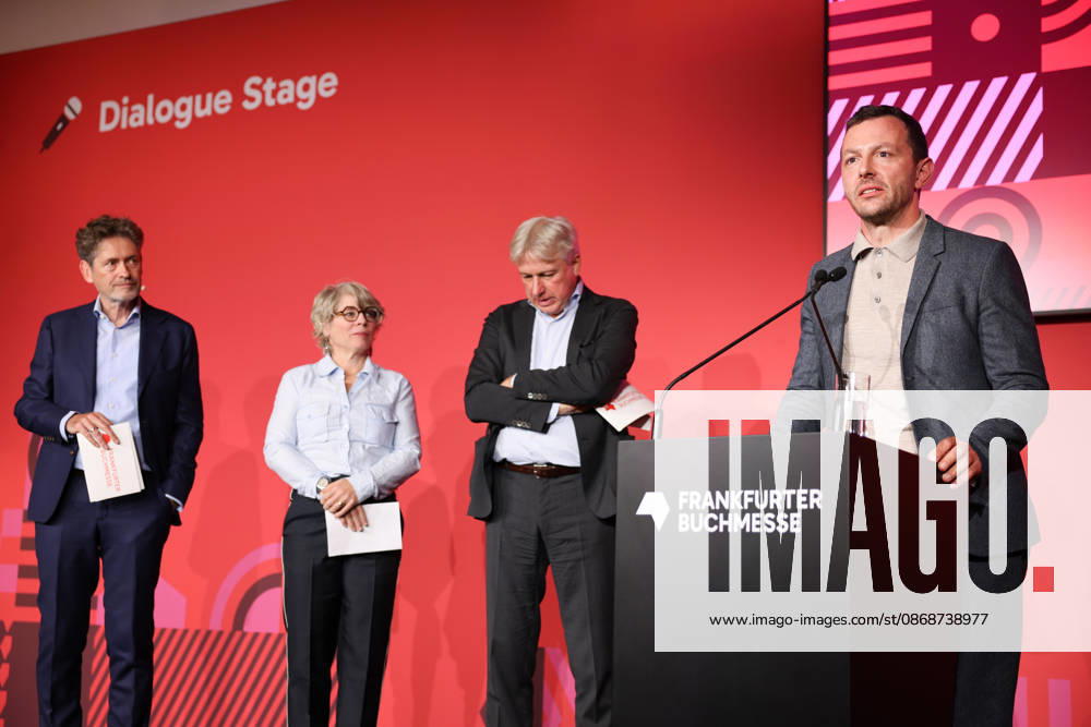 Opening of the 78th Frankfurt Book Fair: Sebastian Guggolz, President of the German Publishers and Booksellers Association, speaks at the opening press conference for the 2026 Frankfurt Book Fair. The Czech Republic will be the Guest of Honor in 2026. The 78th Frankfurt Book Fair will take place from October 7–11, 2026, at the Frankfurt am Main Exhibition Center in Hesse, Germany. 2026-10-06_frankfurter-buchmesse_21