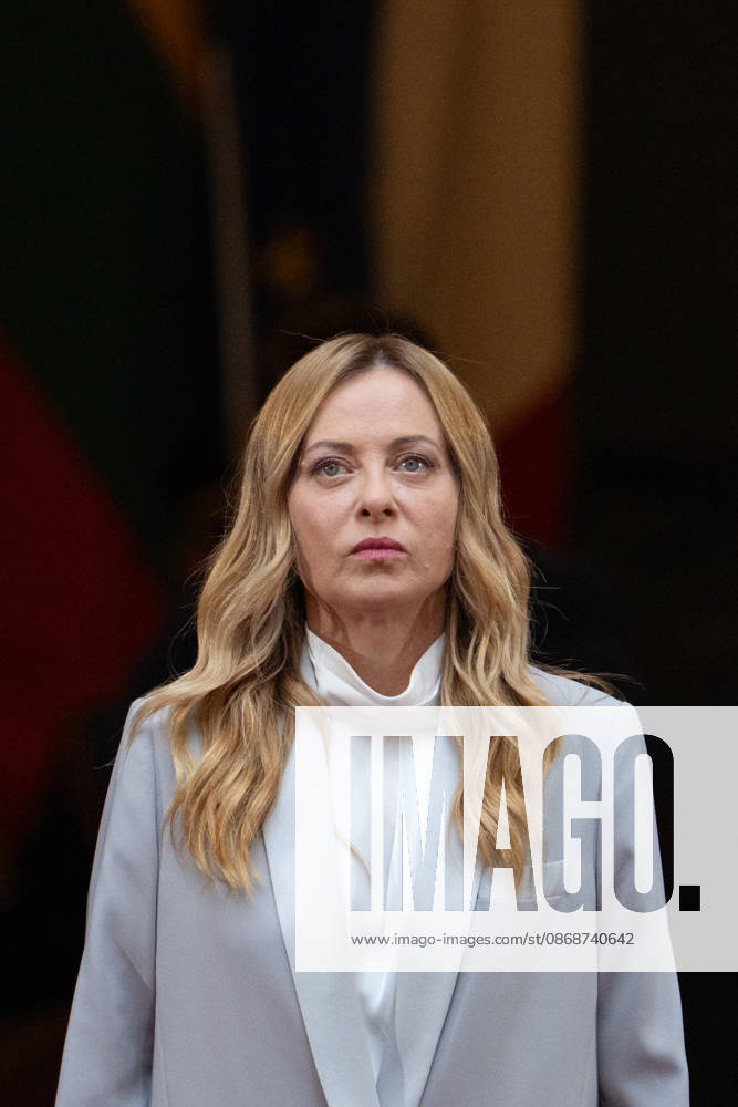Giorgia Meloni Meets Gitanas Nauseda At Palazzo Chigi - Rome Italian Prime Minister Giorgia Meloni meets with Lithuanian President Gitanas Nauseda at Palazzo Chigi in Rome, Italy on October 6, 2026. Photo by Andrea Bracaglia ABACAPRESS.COM Rome Italy Italy