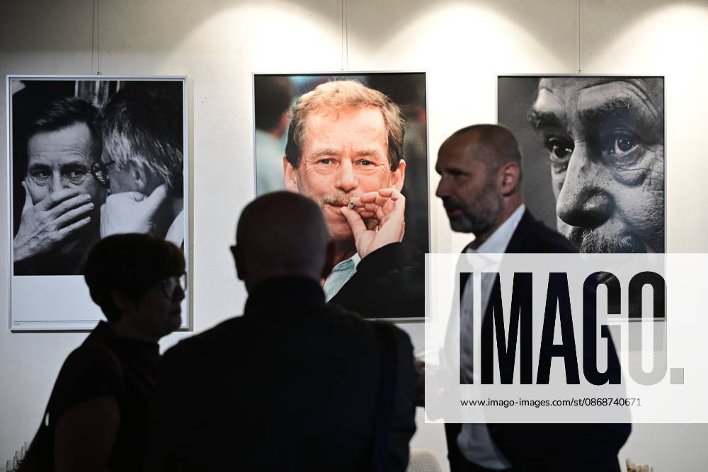 CTK Photobank editor-in-chief Petr Mlch, right, during the opening of Photo CTK: Havel - President Vaclav Havel Through the Eyes of CTK Photojournalists exhibition, marking 90th anniversary of Havel s birth, organised by Czech Press Agency (CTK)collaborationxwithxCzechxPhoto,Octoberx6,x2026,Prague,Republic.x(CTKxPhoto RomanxVondrous) CTKPhotoP2026100607215 CTKPhotoP2026100607215