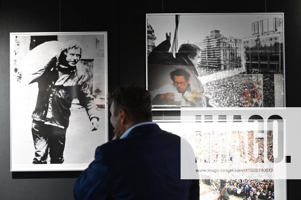 The opening of Photo CTK: Havel - President Vaclav Havel Through the Eyes of CTK Photojournalists exhibition, marking 90th anniversary of Havel s birth, organised by Czech Press Agency (CTK)collaborationxwithxCzechxPhoto,Octoberx6,x2026,Prague,Republic.x(CTKxPhoto RomanxVondrous) CTKPhotoP2026100607239 CTKPhotoP2026100607239