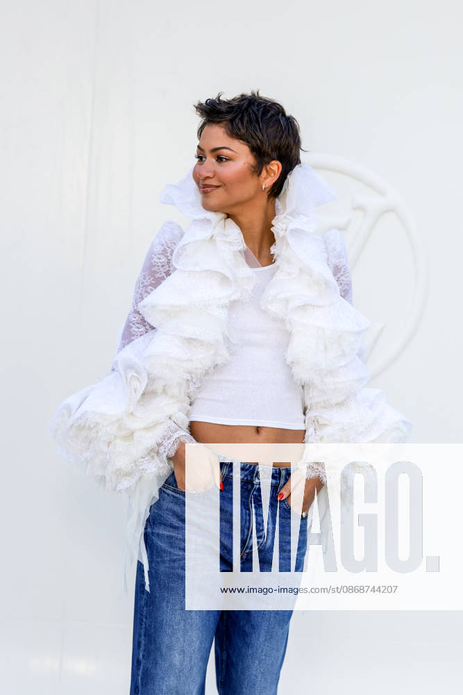 Zendaya at the photocall for the Louis Vuitton Spring Summer 2027 Women’s Ready-to-Wear show during Paris Fashion Week (PFW) at the Cité internationale universitaire de Paris, France, on October 6, 2026. Olivier Borde, Bestimage. Photocall at the Louis Vuitton Women’s Ready-to-Wear Spring Summer 2027 show as part of Paris Fashion Week on October 6, 2026, in Paris, France. Paris, France