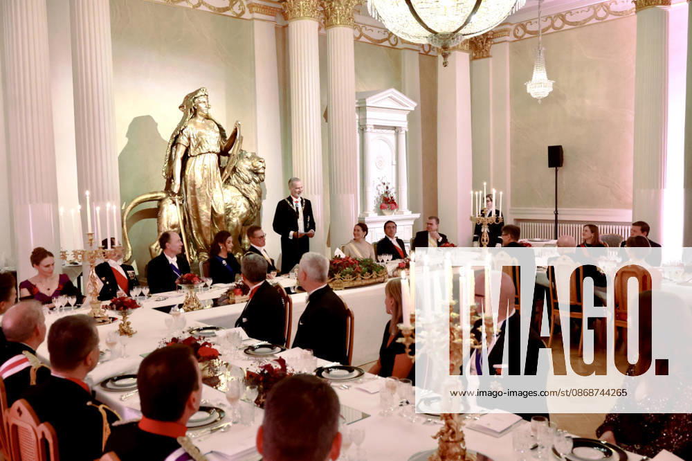 The King and Queen attend a state dinner hosted by the President of the Republic of Finland. The King and Queen, King Felipe and Queen Letizia, alongside the President of Finland, Cai Göran Alexander Stubb, and the First Lady, Suzanne Innes Stubb, during the gala dinner at the Presidential Palace on October 6, 2026, in Helsinki, Finland ROYAL HOUSE KING AND QUEEN Europa Press 10 06 2026 Helsinki Helsinki Spain