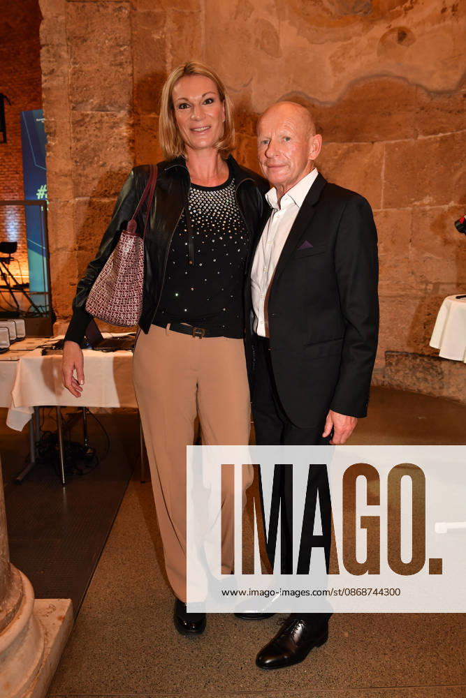 Maria Höfl Riesch with her boyfriend Johann Schrempf; Award Ceremony for the Bavarian State Medal for Social Service, 2026; All Saints Day, Hofkirche, Munich