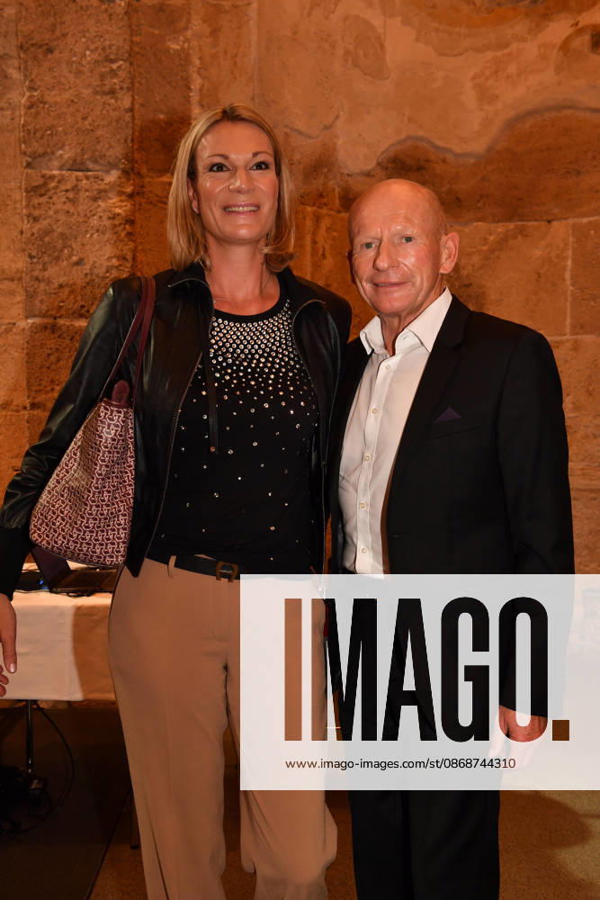 Maria Höfl Riesch with her boyfriend Johann Schrempf; Award Ceremony for the Bavarian State Medal for Social Service, 2026; All Saints Day, Hofkirche, Munich