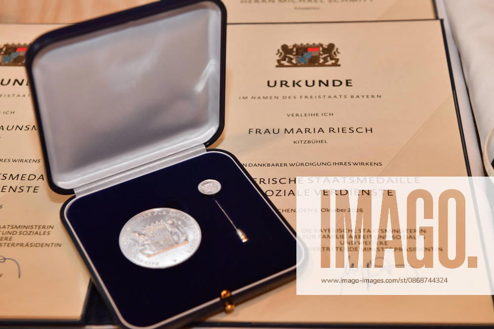 Award Ceremony: Presentation of the Bavarian State Medal for Social Service 2026, All Saints Day, Hofkirche, Munich