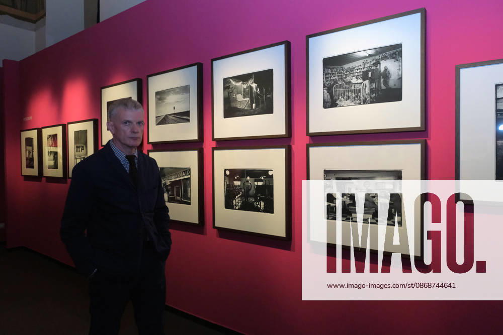 IPA89372975 - Turin: Royal Museums of Turin—presentation of the exhibition *STILL IMAGE*. Photographs by Jessica Lange; pictured here are some of the exhibition’s galleries; pictured here is Giuseppe Culicchia, director of the Fondazione Circolo dei lettori