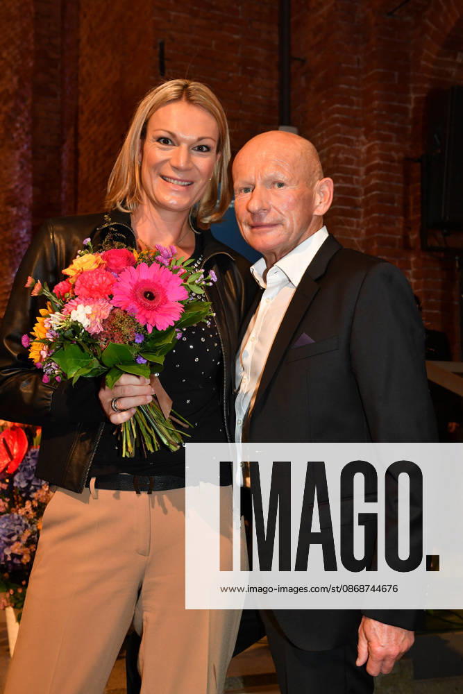 Maria Höfl Riesch with her boyfriend Johann Schrempf; Award Ceremony for the Bavarian State Medal for Social Service, 2026; All Saints Day; Hofkirche, Munich