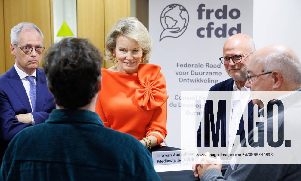 Queen Mathilde of Belgium pictured during the conference AI in balance organised by Federal Council for Sustainable Development, on Tuesday 6 October 2026 in Brussels. The conference program will feature presentations by various experts and multidisciplinary panel discussions on the societal, social, and environmental challenges posed by artificial intelligence. BENOITxDOPPAGNE 188960189