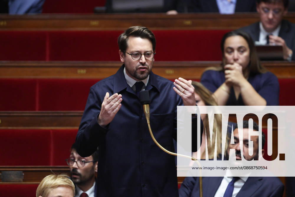 AssembleÌe Nationale - QAG du 6 octobre 2026 Benjamin Lucas-Lundy Sà ance des Questions d Actualità s au Gouvernement à l AssembleÌe Nationale à Paris, le 6 octobre 2026. Current Affairs Question Period with the Government at the National Assembly in Paris