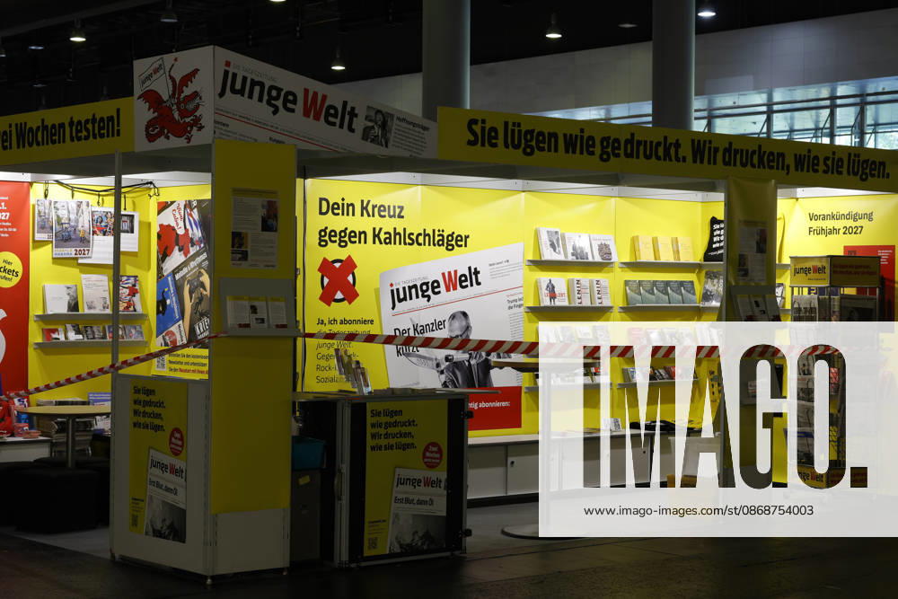 Frankfurt Impressions: On October 6, 2026, at the 78th Frankfurt Book Fair, *Junge Welt* will have a booth. Frankfurt am Main, Hesse, Germany