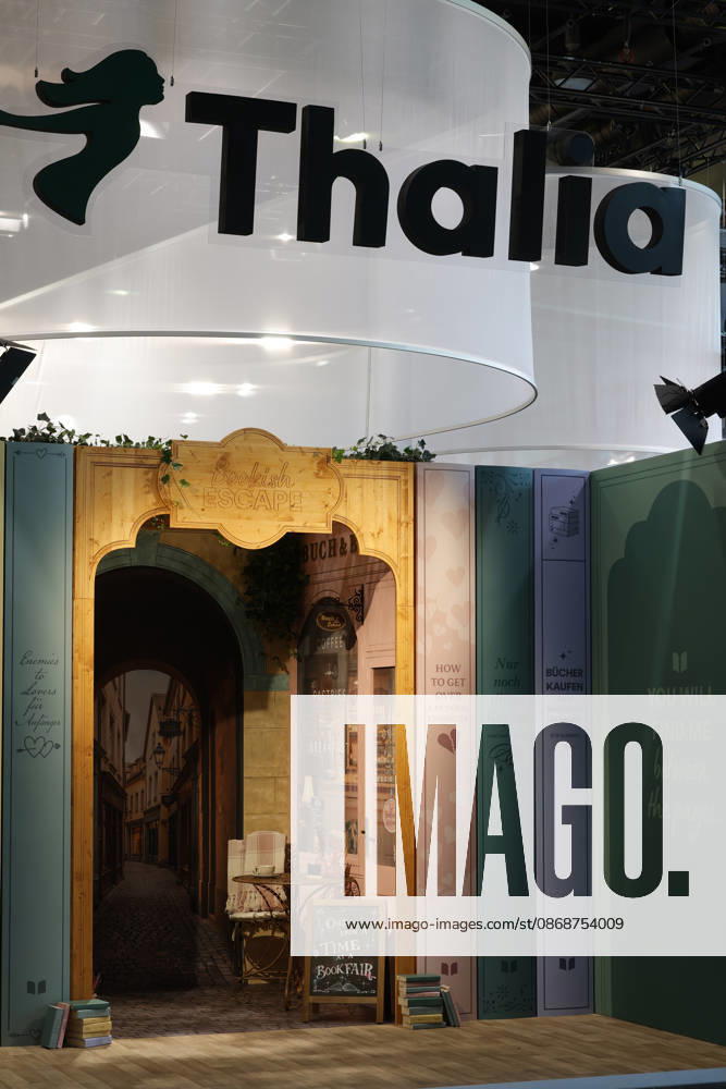 Frankfurt Impressions, October 6, 2026: At the 78th Frankfurt Book Fair, THALIA will be showcasing its booth, Bookish Escape, in Frankfurt am Main, Hesse, Germany