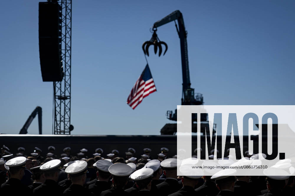 Members of the Navy listen during an event at Tradepoint Atlantic in Sparrows Point, Maryland on Tuesday, Oct. 6, 2026. Anduril is in advanced talks to build an autonomous surface-vessel factory at Tradepoint Atlantic, which would give the company an East Coast hub alongside its Foss Maritime shipyard in Seattle and undersea-vehicle factory at Quonset Business Park in Rhode Island. BAL20261006105 AlxDrago