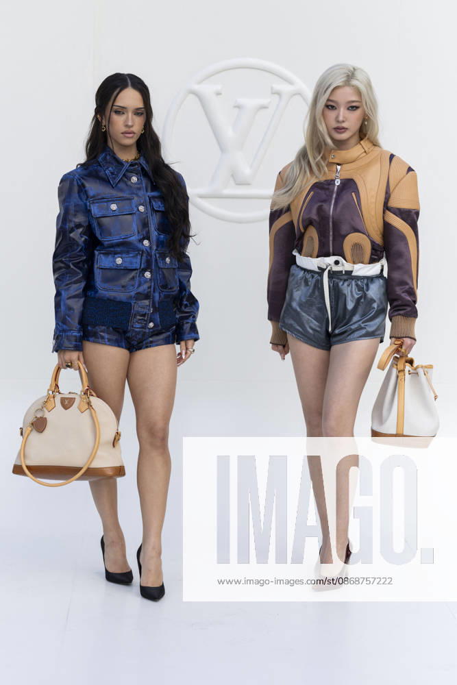 Yoonchae and Daniela Avanzini at the photocall for the Louis Vuitton Spring Summer 2027 Women’s Ready-to-Wear collection during Paris Fashion Week (PFW) at the Cité internationale universitaire de Paris, France, on October 6, 2026. Olivier Borde, Bestimage. Photocall at the Louis Vuitton Women’s Ready-to-Wear Spring Summer 2027 show as part of Paris Fashion Week on October 6, 2026, in Paris, France.