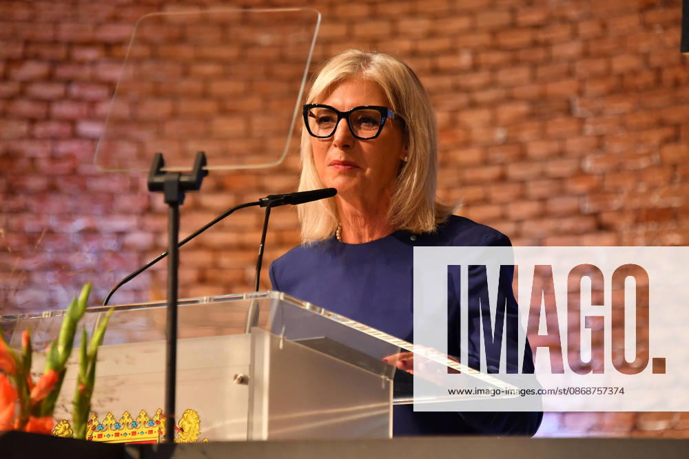 Ulrike Scharf, the politician, at the presentation of the Bavarian State Medal for Social Merit at the All Saints Court Church, Residenz on October 6, 2026, in Munich: Politician and Bavarian State Minister Ulrike Scharf attends the presentation of the Bavarian