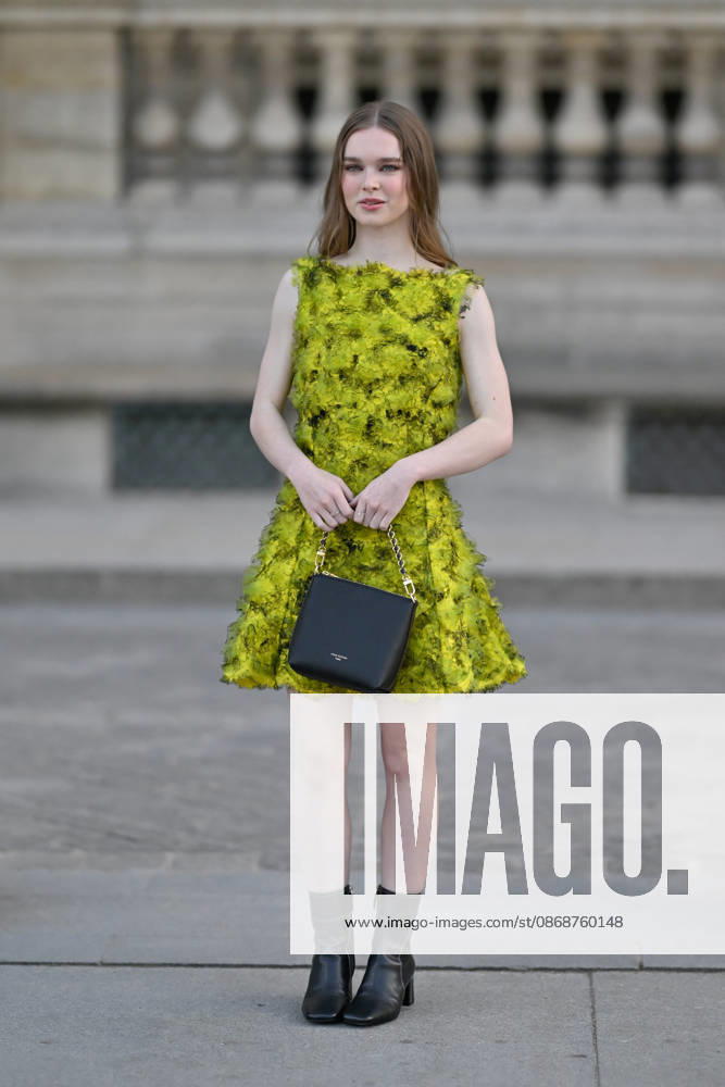 PFW Louis Vuitton Outside Arrivals Summer H. Howell arriving at Louis Vuitton show during Paris Fashion Week, in Paris, France on 6 October 2026. Photo by Julien Reynaud APS-Medias ABACAPRESS.COM Paris France