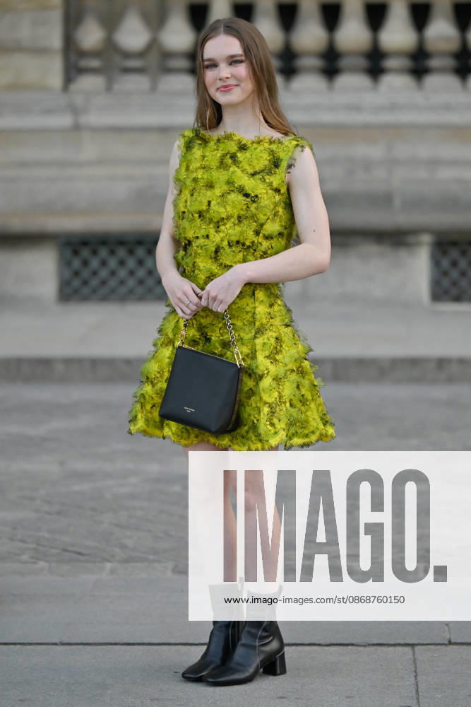 PFW Louis Vuitton Outside Arrivals Summer H. Howell arriving at Louis Vuitton show during Paris Fashion Week, in Paris, France on 6 October 2026. Photo by Julien Reynaud APS-Medias ABACAPRESS.COM Paris France
