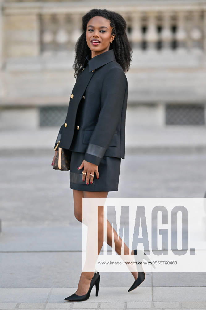 PFW Louis Vuitton Outside Arrivals Maya Boyd arriving at Louis Vuitton show during Paris Fashion Week, in Paris, France on 6 October 2026. Photo by Julien Reynaud APS-Medias ABACAPRESS.COM Paris France