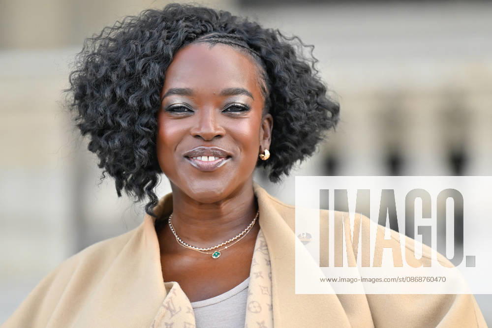PFW Louis Vuitton Outside Arrivals Wunmi Mosaku arriving at Louis Vuitton show during Paris Fashion Week, in Paris, France on 6 October 2026. Photo by Julien Reynaud APS-Medias ABACAPRESS.COM Paris France
