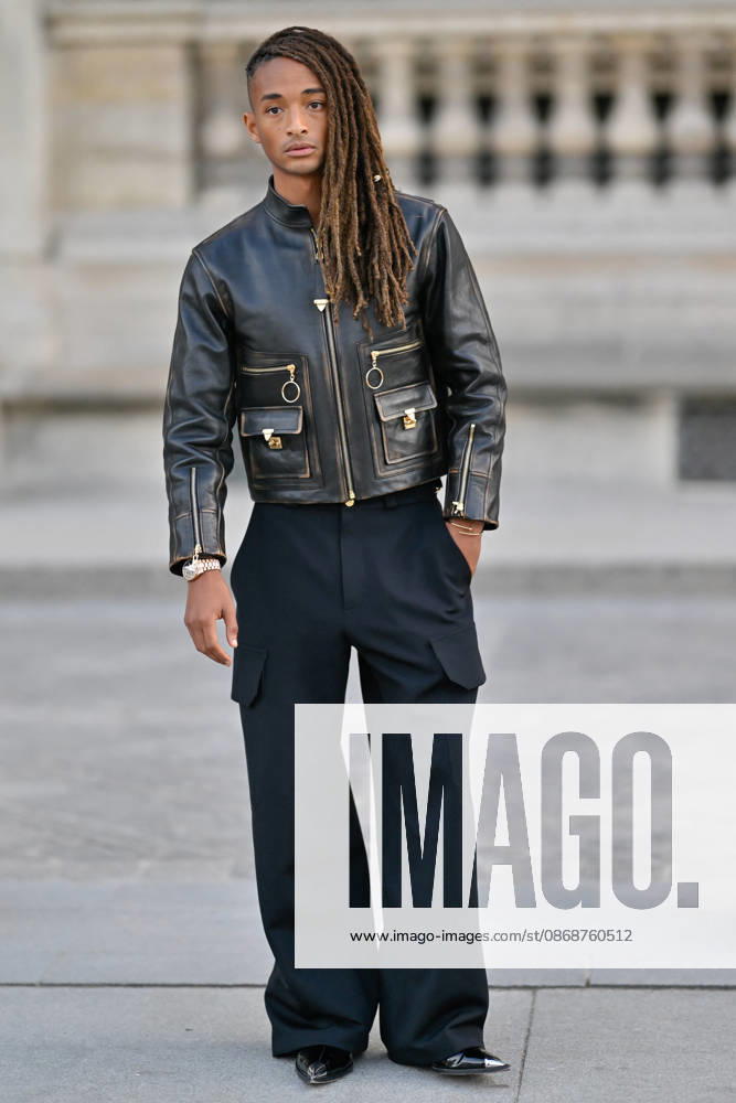 PFW Louis Vuitton Outside Arrivals Jaden Smith arriving at Louis Vuitton show during Paris Fashion Week, in Paris, France on 6 October 2026. Photo by Julien Reynaud APS-Medias ABACAPRESS.COM Paris France