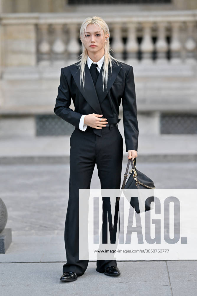 PFW Louis Vuitton Outside Arrivals Felix arriving at Louis Vuitton show during Paris Fashion Week, in Paris, France on 6 October 2026. Photo by Julien Reynaud APS-Medias ABACAPRESS.COM Paris France