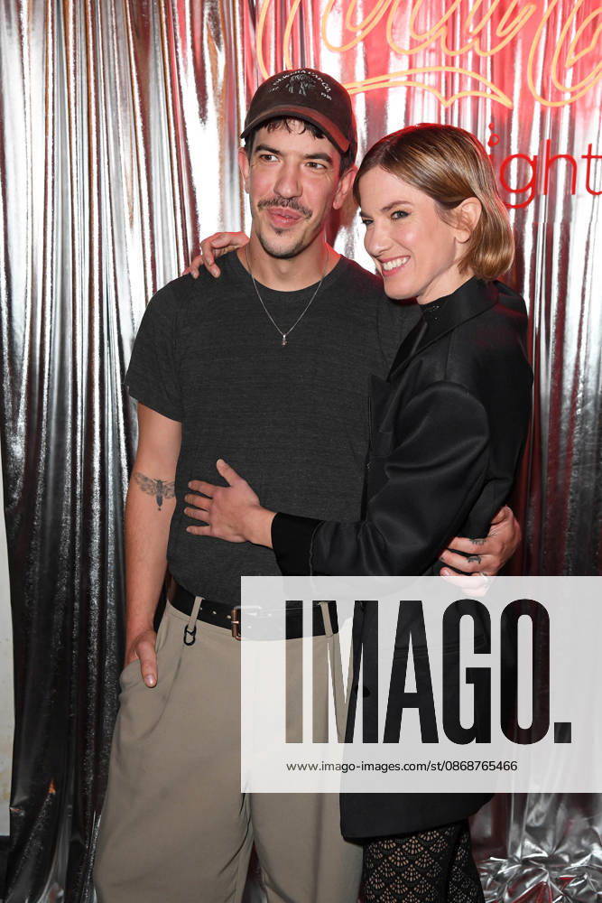 Isabell Horn with her brother Alexander Horn at the COKE LIGHT EXPERIENCE X BRUCE DARNELL at Borchardt in Berlin on October 6, 2026