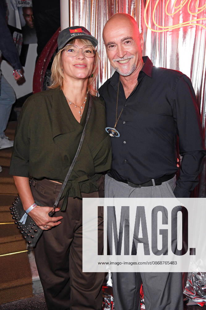 Holger Hauer with his wife Angelika Wenzel at the COKE LIGHT EXPERIENCE X BRUCE DARNELL at Borchardt in Berlin on October 6, 2026