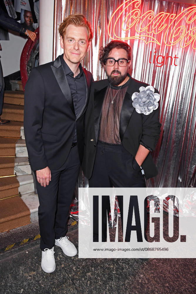 Johannes Heinrichs and Steven Preisner at the COKE LIGHT EXPERIENCE X BRUCE DARNELL at Borchardt in Berlin on October 6, 2026