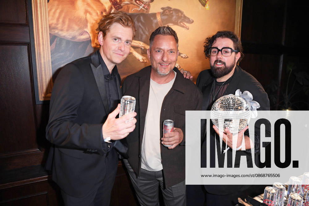 Johannes Heinrichs, Lars Pape, and Steven Preisner at the COKE LIGHT EXPERIENCE X BRUCE DARNELL at Borchardt in Berlin on October 6, 2026