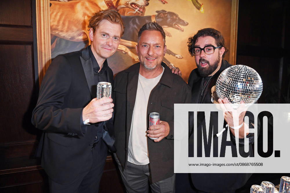 Johannes Heinrichs, Lars Pape, and Steven Preisner at the COKE LIGHT EXPERIENCE X BRUCE DARNELL at Borchardt in Berlin on October 6, 2026