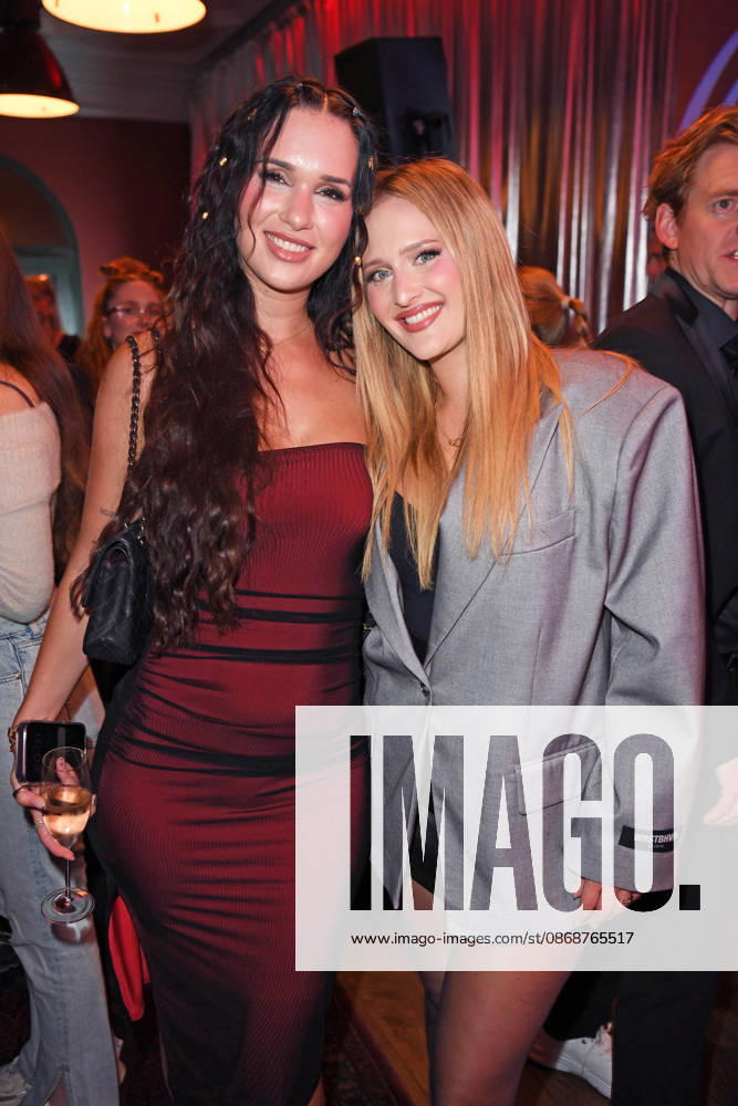 Vanessa Borck with her friend Lara Denona at the COKE LIGHT EXPERIENCE X BRUCE DARNELL at Borchardt in Berlin on October 6, 2026