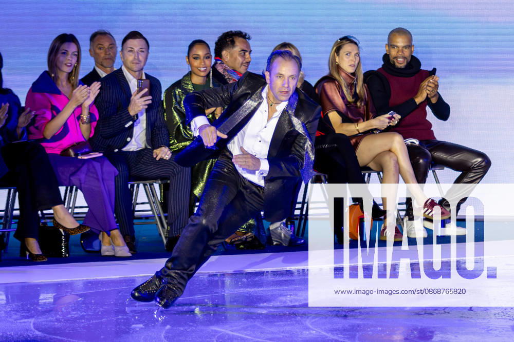 PFW Pierre Cardin Runway NB Philippe Candeloro at the runway during the Pierre Cardin Womenswear Spring Summer 2027 show at Pailleron ice rink as part of Paris Fashion Week on October 06, 2026 in Paris, France. Photo by Nasser Berzane ABACAPRESS.COM Paris France