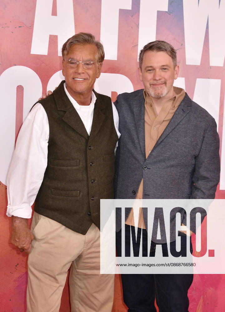 NEW YORK, NY- OCTOBER 6: Aaron Sorkin and Michael Arden at the press conference for A Few Good Men at Lincoln Center Theater in the Vivian Beaumont Theatre on October 6, 2026 in New York City.