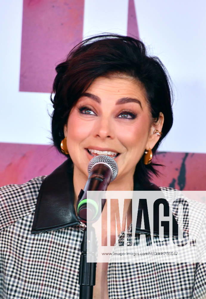 NEW YORK, NY- OCTOBER 6: Krysta Rodriguez at the press conference for A Few Good Men at Lincoln Center Theater in the Vivian Beaumont Theatre on October 6, 2026 in New York City.