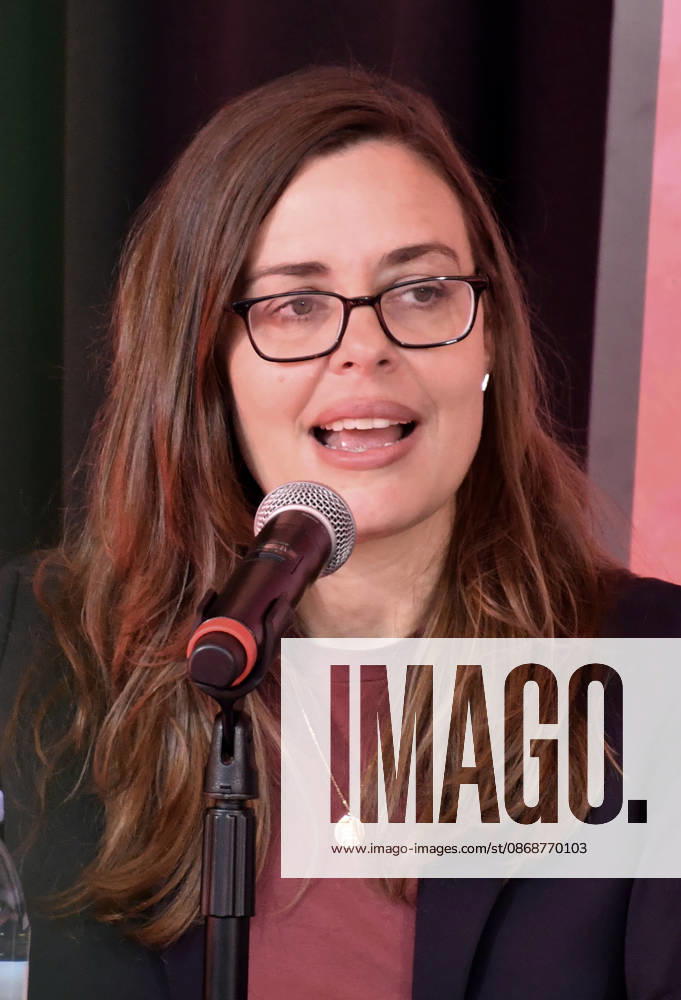 NEW YORK, NY- OCTOBER 6: Lear deBessonet at the press conference for A Few Good Men at Lincoln Center Theater in the Vivian Beaumont Theatre on October 6, 2026 in New York City. Credit: AdMedia New York City USA - ZUMAa123 20261006_zaa_a123_079