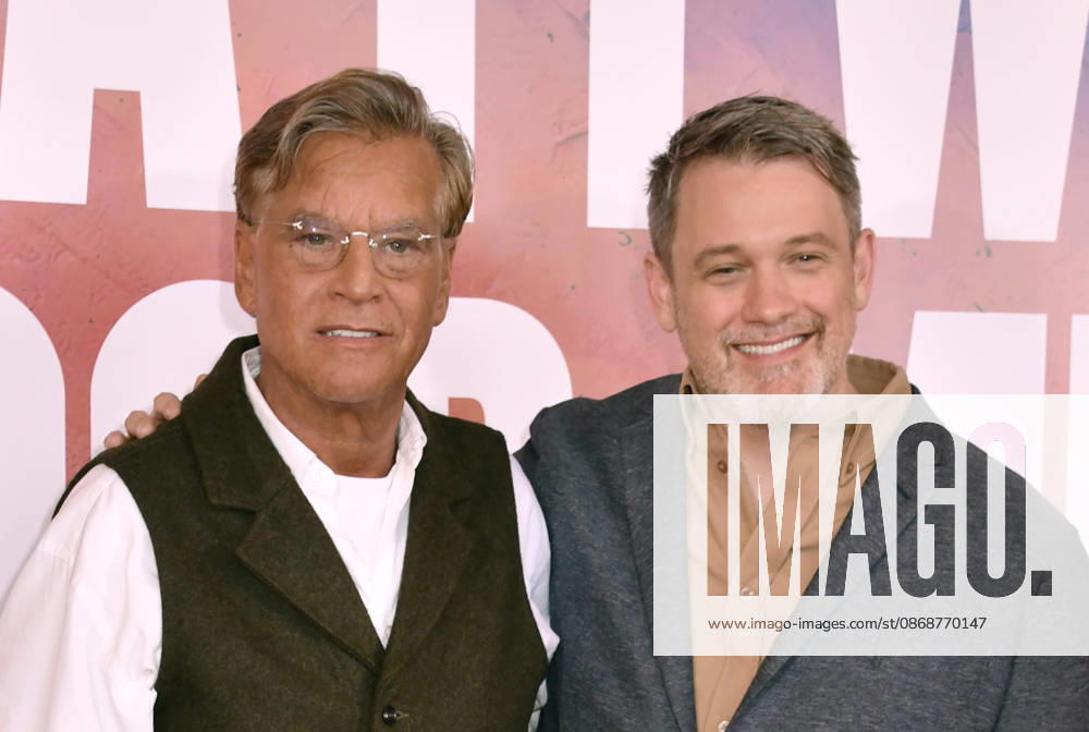 NEW YORK, NY- OCTOBER 6: Aaron Sorkin and Michael Arden at the press conference for A Few Good Men at Lincoln Center Theater in the Vivian Beaumont Theatre on October 6, 2026 in New York City. Credit: AdMedia New York City USA - ZUMAa123 20261006_zaa_a123_096