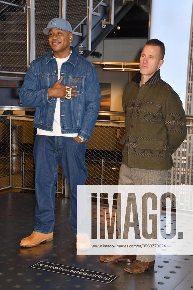 NEW YORK, NY- OCTOBER 6: LL Cool J and Scott Caan at the Empire State Building to Celebrate the Premiere of CBS New Drama, NCIS: NEW YORK on October 6, 2026 in New York City.