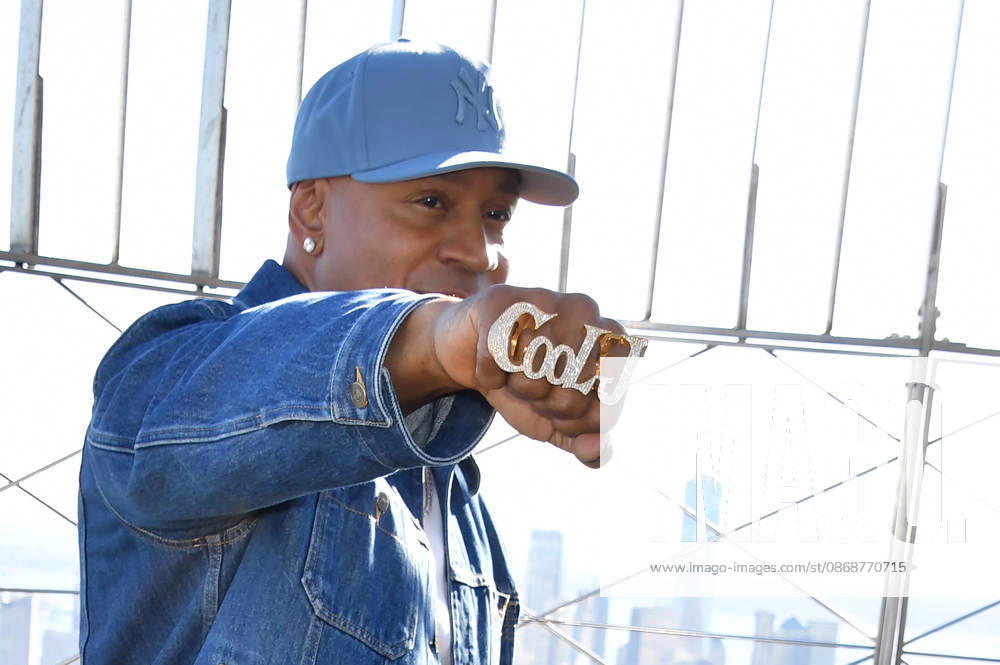 NEW YORK, NY- OCTOBER 6: LL Cool J at the Empire State Building to Celebrate the Premiere of CBS New Drama, NCIS: NEW YORK on October 6, 2026 in New York City.