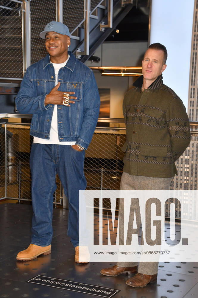 NEW YORK, NY- OCTOBER 6: LL Cool J and Scott Caan at the Empire State Building to Celebrate the Premiere of CBS New Drama, NCIS: NEW YORK on October 6, 2026 in New York City.