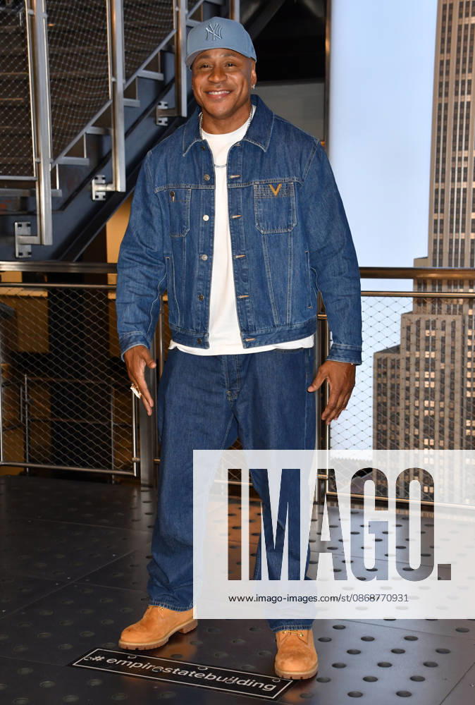 NEW YORK, NY- OCTOBER 6: LL Cool J at the Empire State Building to Celebrate the Premiere of CBS New Drama, NCIS: NEW YORK on October 6, 2026 in New York City.