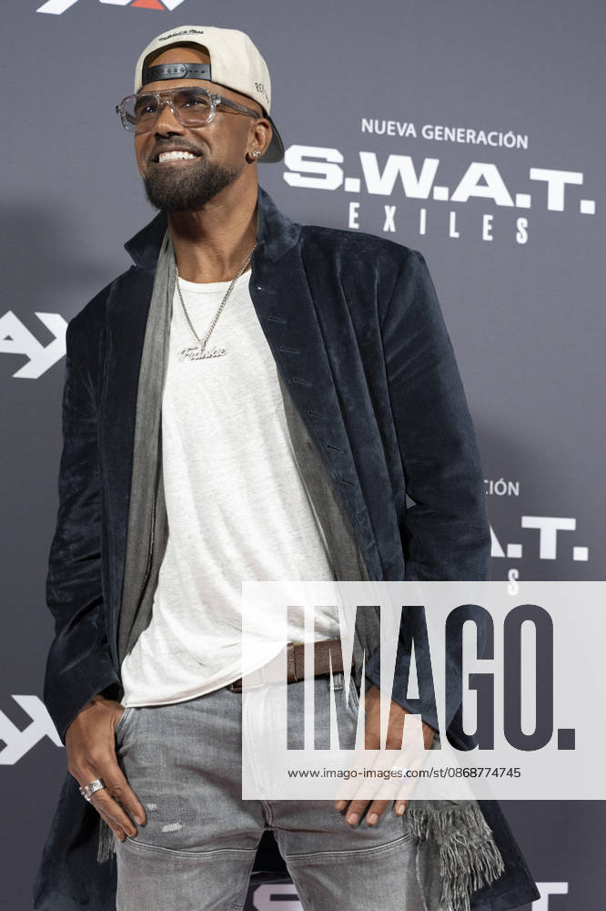 Shemar Moore attends the S.W.A.T. Exiles premiere at Palacio de la Prensa in Madrid. Madrid Spain - ZUMAs197 20261006_aaa_s197_149