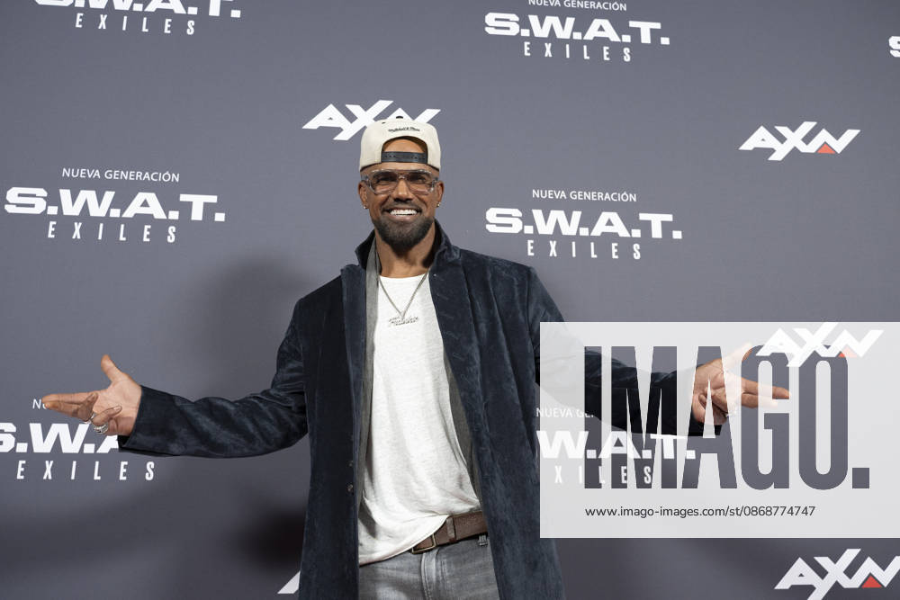 Shemar Moore attends the S.W.A.T. Exiles premiere at Palacio de la Prensa in Madrid. Madrid Spain - ZUMAs197 20261006_aaa_s197_150